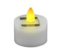 Solar Powered LED Candle Lights, Flameless TeaLights Candles, Battery Operated Flickering LED Tea Lights Votive Candles Outdoor Waterproof Candles for Christmas Outdoor Halloween Wedding Decoration