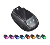 Solar Powered LED Strobe Light Bar with Remote Roof Mount Warning Collision Truck Auto Cab Light Light Sensor