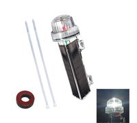 Solar Powered Marker Light with Side Mount Tabs for Marine Worksite Warning, Net Marking, Boat, and Buoy Placement Solar Marker Light Boat Fishing Net Aquaculture Buoy Outdoor Warning Tie on Lamp Lamp
