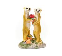 Solar Powered meerkat Garden Ornament Outdoor Decorative Light Up Home Décor Figurine Accessories for Pathway Lawn Yard patio