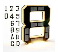 Solar-Powered Outdoor House Number Light, Light up Waterproof LED Address Numbers Signs, Solar Address Sign, That Makes Your Home Instantly Easy to Find - Day & Night for Home Garage Shop (8)