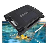 Solar Powered Pool Skimmer - Automatic Robotic Vacuum Cleaner with Obstacle Avoidance, Dual Charging, 860 Sq Ft Coverage for All Swimming Pools