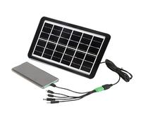 Solar Powered Portable Charger, Outdoor Power Bank, Solar USB Battery Pack, LED Charging Indicator, Compact Design, 23.6x14.3x1.8cm, For Camping Hiking And Backup Power Needs