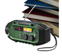 Solar Powered Rechargeable Radio, Built-in Weather Solar Survival Radio | Wireless Speaker with Torch for Travel, Camping, Hiking, Home and Outdoor Activities