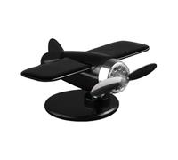 Solar Powered Rotating Airplane Car Decoration with Solar Powered Aircraft, Interior Accessories for Vehicles Trucks and Cars