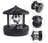 Solar-Powered Rotating Led Lighthouse Garden Beacon Tower Lamp