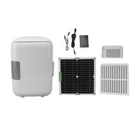 Solar Powered Small Fridge Energy Efficient Solar Refrigerator With Battery Box Upgrades For Outdoor Activities