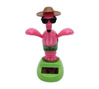 Solar Powered , Solar Wobble Figure, Solar Dancing Figurine, Hawaiian Shaking Head Dancer Figurine, Swing Shaking Animal, Solar Powered, Funny Car Dashboard Decor, Table Ornament