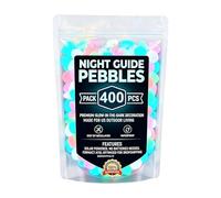 Solar-powered - Stone 1cm Glowing Pebbles | Glowing Stones With Waterproof, Garden Path Lighting, Outdoor Decor, Colorful Glow Stones | Garden Landscape Yard Walkway Patio Aquarium Pond
