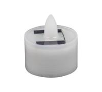 Solar Powered Tea Candles | Reusable LED Candle Flameless Flicker,Flameless Flicker Tea Light, Reusable Fake for Outdoor Illumination Home Decorations