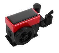 Solar Powered Tractor Car Air Freshener Diffuser, Black Metal | Refillable Essential Oil Fragrance Unit, Universal Mount, Vintage Retro Dashboard Placement for Driving