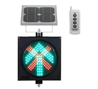 Solar-Powered Traffic Signal Light with PC Housing, IP53 Waterproof and Dustproof for Enhanced Road Safety and Construction Site Management