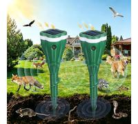 Solar Powered Ultrasonic Animal Repellent Outdoor, Mole Repeller Solar Powered, 2026 New Raccoon Deterrent Squirrel Repellent Snake Repellents Control Device with Motion Sensor for Yard Lawn Garden