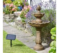 Solar Powered Water Feature Fountain Extra Large Cascade Garden Outdoor