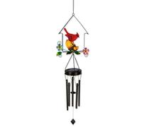 Solar Powered Wind Chimes - Bird Designed Lighting | Solar Hummingbird Wind Chime | for Christmas Stocking Stuffers, Birthday Decoration