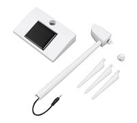 Solar Powered Windmill Model DIY Educational Science Toy Desk Decoration Solar Energy Powered Windmill for Kids Adults Home Office Desk Balcony ABS Plastic 14 x 9 x 26cm