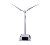 Solar Powered Windmill Model Suitable for Educational Purposes and Desktop Decoration Teaching Principles of Wind and Solar Energy