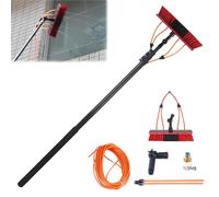 Solar-Powered Window Cleaning Pole for Roof & Photovoltaic Panel Maintenance - Exble Lightweight Ideal for High Reach Cleaning
