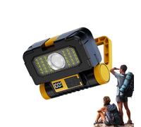 Solar Powered Work Light, Multi-purpose Rechargeable Lighting, Waterproof Multifunction Magnetic Lamp for Garage Construction Workshop Camping Garden Home and Outdoor Projects