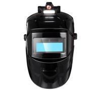 Solar Pp Hood Helmet Welding 8 Powered Shading with Level Black | Large Viewing Screen, Adjustable Headgear with Breathable Padding, Indoors Outdoors
