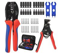 Solar Pv Crimping Tool Kit With Wire Strippers