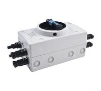 Solar PV DC Disconnect Switch 32A 1000VDC 4 Pole IP66 Waterproof Main Isolator Switch for Photovoltaic Systems String Protection Wall Mount