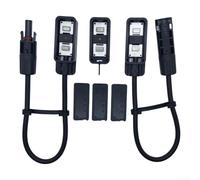 Solar PV Junction Box 1500V 30A, 3-Terminal PV Combiner Box | IP68 Waterproof, 12 AWG Cable, PPO Insulation, Metal And PVC Housing For Photovoltaic Module Wiring