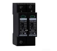 Solar PV System for SPD 40kA Pluggable Design Indicator Solar | 40kA max discharge, 275V Uc, DIN for rail mount, flame-retardant PC, status indicator window