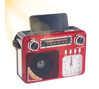 Solar Radio | Portable Solar Radio with Rechargeable Battery, Mobile Charger with Speaker, Rechargeable Flashlight for Family Emergencies, Travel and Outdoor Adventures
