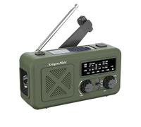 Solar Radio Portable SOS Power Bank 2000mAh Flashlight Dynamo Kruger & Matz