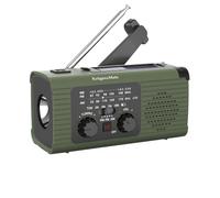 Solar Radio Portable SOS Power Bank 5000mAh Flashlight Dynamo Kruger & Matz