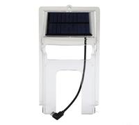 Solar Rain Cover For Wireless Doorbell With Solar Charging Panel, 215X115mm Transparent Waterproof Protective Cover For Home Security Doorbell Outdoor Installation