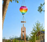 Smart Solar Rainbow Windchime, Multi