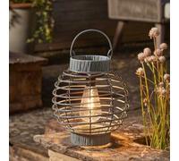 Smart Solar Terra Lantern - Grey One Colour