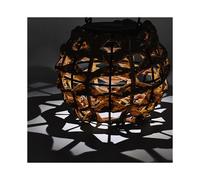 Solar Rattan Light,Woven Outdoor Solar Lantern with Handle,Waterproof LED Pendant Lamp,Lawn Terrace,Courtyard,Porch