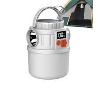 Solar Rechargeable Lantern - High Lumen Camping Lamp, Efficient Solar Charging System for Reliable Lighting Waterproof Design for Power Outages Hiking Survival Backyard Outdoor