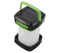 Solar Rechargeable LED Camping Lantern with USB Charging Green