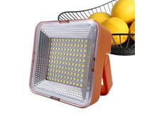 Solar Rechargeable LED Work Light, Solar Portable Flood Light, 3 Modes, Multi-Functional Camping Lights, Powerful Rechargeable Flashlight Spotlight, Waterproof Job Site Lights for Outdoor Camping