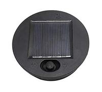 Solar Replacement Top LED Lantern Lights Replacement Solar Panel Lamp Battery Box for Outdoor 7cm Diameter,lamp