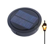 Solar Replacement Top, Waterproof Outdoor Solar Replacement Parts With Battery Box, Lights Replacement Top, Solar Panel Lantern Lid Bulbs, Lantern Replacement, LED Lantern Light Replacement, For Garde