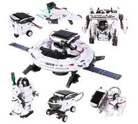 Solar Robot Toys, 7 in 1 Science Space Robot Kit Solar Space Toy Educational Building Toys DIY Building Science Learning Experiment Kit Construction Engineering Set Projects for Kids Ages 6-14