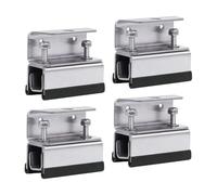Solar Rooftop Mounting 4Pcs Anti-Shake Steel Clamps for Marine/Campers Hassle-Free Installation Without Assembly Tools Quick Install Solar Racking