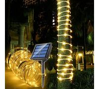 Solar Rope Light Waterproof IP65 39FT 100LEDs Outdoor LED Solar Outdoor Lights for Party Garden Yard Home Wedding Christmas Halloween Holiday Tree Decoration Lighting