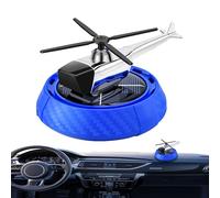 Solar Rotating Car Air Freshener, Car Fragrance Diffuser, 4.13in Compact Travel Ready Size for Interior Use, Premium Alloy Scent Diffuser Material for Airplane Freshener with Solar Spin