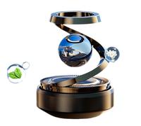 Solar Rotating Car Air Freshener, Solar Powered Rotating Air Freshener for Car - Crystal Ball Aromatherapy Diffuser, Car Accessories, Oil Diffuser Fragrance Car Decoration for Car Dealership