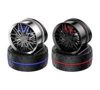 Solar Rotating Car Air Freshener | Wheel Perfume Diffuser For Car | Creative Car Air Fresheners With Solar Rotating, Wheel Car Perfume Decoration