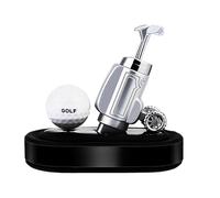 Solar Rotating Car Aromatherapy Diffuser - Center Console Perfume Decoration Ornament, Golf Elements Scent Air Freshener Fragrance | Auto Interior Accessory For Small Sedan Truck Suv Rv Vehicle