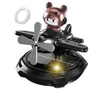Solar Rotating Freshener | Rotating Automotive Purifier Cartoon Shape - plane Perfume Ornament For Workplace Desk