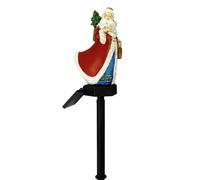 Solar Santa Pathway Lights-- Waterproof Christmas Stake Lights, Energy-Saving LED Outdoor Decor, Auto On/Off Sensor | Santa Claus Garden Landscape Lights-for Yard Driveway Walkway