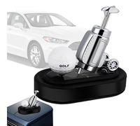 Solar Scent Decoration for Car - Rotating Motion Scent, Seat Type Console Holder & Odor Remover, Auto Energy Conversion Base, and Metal Finish
